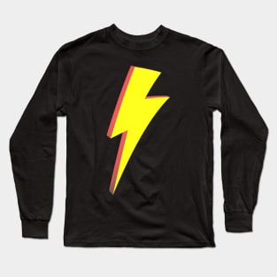 Cartoon Lightning Bolt Long Sleeve T-Shirt